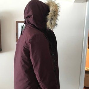 J. Crew Nordic Parka Burgundy Large BNWT